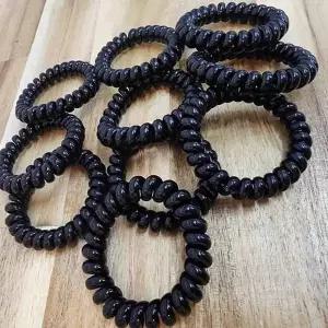 [MENJ9ONP66]전화선 스프링 헤어끈 세트 베이직 10개