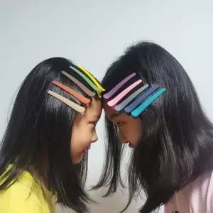 [MENOZKOS66]헤어집게핀 데일리 앞머리 컬러믹스 10P