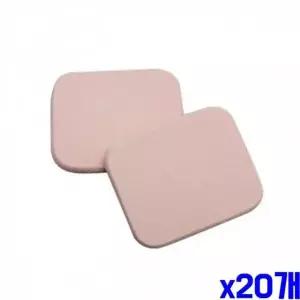 메이크업 사각 퍼프 43x52mm 2개입 X20개 미용 스폰지