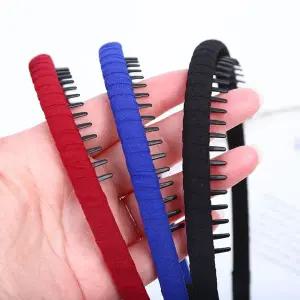 [콩심팥심]남자머리띠 남자헤어밴드 헤어 컬러 밴드 액세서리 미끄럼 방지