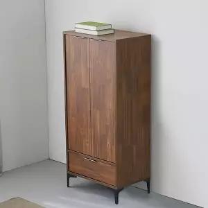 SD406 브라운 600 높은 수납장 거실장 장식장 콘솔 서