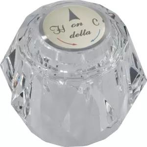 버튼 및 나사 세트가 있는 DELTA 수도꼭지 RP2389 싱글 클리어 노브 핸들 키트 크롬