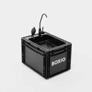 BOXIO 휴대용 싱크대 캠핑 정원 야외 이벤트 작업장 RV 실내용 소형 이동식