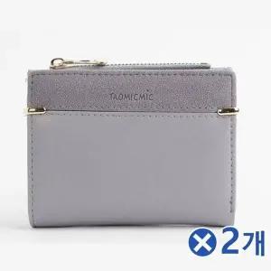 TBZ 동전지퍼 미니 반지갑 스카이색상x2개 직장인반지갑-WFMICGL