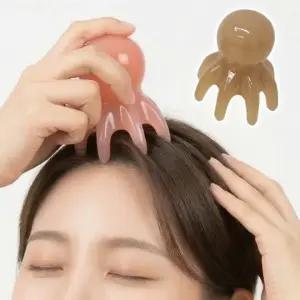 마사지 괄사 문어 미니 마사지기 승모근 어깨 목 스틱 두피 지압 림프순환