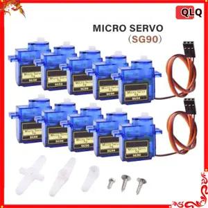 유모차 바퀴 교체  2/5/10/20pcs Sg90 서보 모터 마이크로 9g 180 360 학위 마운트 키트 메탈 기어 프로 Rc