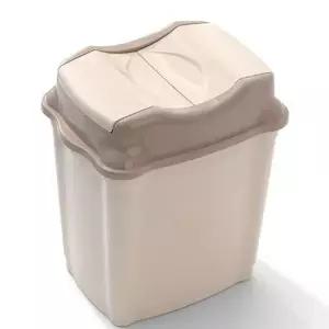 편리한 양문 이 스윙 휴지통 50L 빨래통 미니 화장실