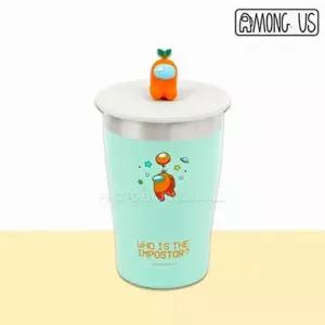 [하프클럽/알티피아]캐릭터 디자인 스테인리스 컵 그린 색상 음료용품