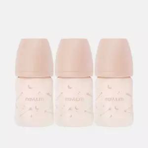 [보리보리/모윰]실리콘 코팅 노꼭지 유리 젖병 150ml 트리플팩 - 트윙클 에디션