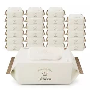 Bebeen 프리미엄 골드 유아물티슈 75g 70매 20개