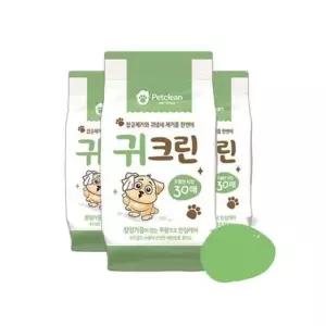펫크린 귀 크린 물티슈 30매 강아지티슈 귀청소 애견물티슈 강아지물티슈