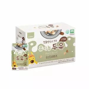G루솔고칼슘 유기농 두유 1박스 선물박스