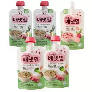 아이배냇 이유식 팬트리 배냇밀 실온이유식 완료기 혼합 세트 소고기양송이케일진밥2개+닭가슴살비트진밥1