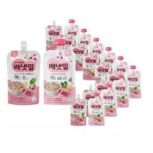 아이배냇 이유식 팬트리 배냇밀 실온이유식 후기 세트 소고기표고버섯쌈배추죽10개+소고기시금치감자죽10개