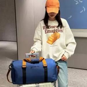 데일리 여행용 보스턴 백 건습 여행용 스포츠 백 신발 수납 여행용