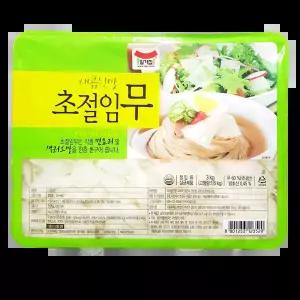 일가 초절임무 3KX4 냉면용 단맛 포장전문점 식당전용 분식점