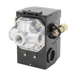 LF10-4H 압력 스위치 4포트 에어 컴프레서 스위치 교체 제어 NPT1/4 95-125 PSI 20A