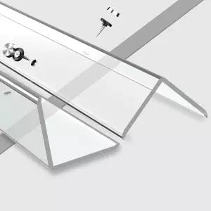 치두 코너 가드 나사가 있는 프리 드릴 클리어 월 프로텍터 날카로운 벽 도어 프레임 테이블 조리대 - 2
