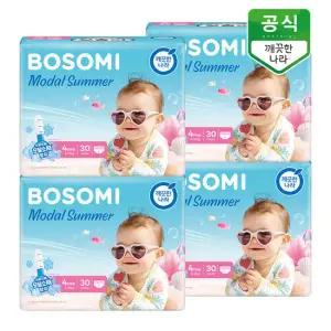 보솜이 기저귀 모달썸머 팬티 대형 30개입 x 4팩(1BOX)