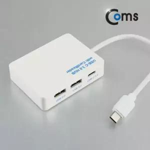 USB 3.0 Type C 카드리더기 USB-A 2Port+USB Type-C 1Port 5Gbps SD/MicroSD/MS