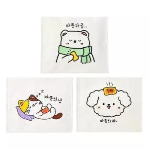 (TD) 따뜻 캐릭터 핫팩 주머니 (핫팩150g 1개)