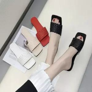 여성슬리퍼 꼬임슬리퍼 여자 슬리퍼 여성쪼리 4컬러 (WC8911F)