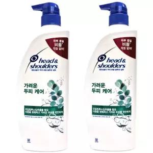 헤드앤숄더 비듬샴푸 가려운 두피케어 850ml 가려운 두피케어x2개
