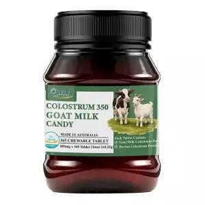 델타트루 콜로스트럼 350 산양유 캔디 고함량 초유 칼슘 뼈 건강 기능성 원료 단백질 365정