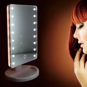 16LED 터치스위치 블링블링 조명화장거울 조명거울 (W68625D)