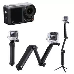 고품질 DJI 오즈모 액션 4 호환 액션캠 접이식 셀카봉 OSMO 연장봉 (WD32F4B)