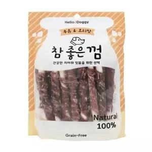 참좋은 우유 오리맛 껌 24p 강아지 애견 스틱 간식 (WD037CB)