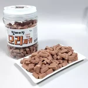 국내산소프트통간식 멍메이징 오리 1kg 강아지통간식 (WD14FC7)