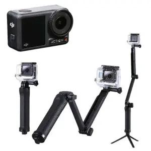 DJI 오즈모 액션 4 호환 액션캠 접이식 셀카봉 OSMO 접이식 연장봉 (WD32F4B)