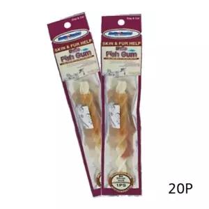 강아지 연어치킨 생선껌 1개입 20P 반려견 개껌 간식 강아지오래먹는간식 (WD40277)