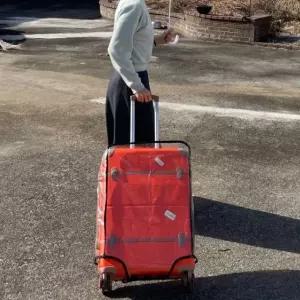 투명 PVC 캐리어 방수 커버 26인치 (WD7CFA9)