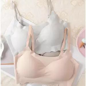 베이직 브라 편한 물결라인 U넥 노와이어 심리스브라