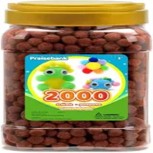 칭찬은행 브라운 폼 2000개 1cm 예술 및 공예