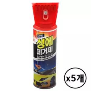 앞유리성에방지 카렉스 성에 제거 스프레이 차량 겨울용품 500ml 5개