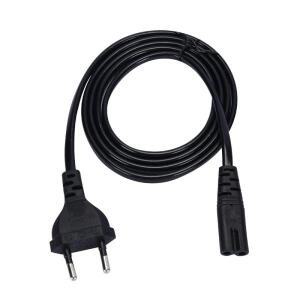 EU 전원 케이블 2핀 연장 케이블 C7 8자형 유럽 삼성 호환 LG 호환 소니 호환 TV 모니터 기 PS3 호환 XBOX