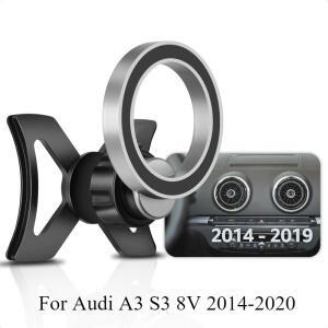 아우디 A3 S3 8V 2014-2020 용 자기 전화 홀더 공기 배출구 클립 마운트 스탠드 GPS  네비게이션 브래킷 자