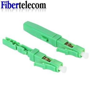 10pcs LC APC UPC  커넥터  부품 2.0x3.0mm 광 드롭 케이블 섬유 퀵 녹색 페룰
