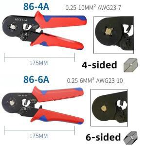 300-2120pcs 단일 상자 VE 관형 압착 단자 플라이어 키트 케이블 전기 커넥터 절연 와이어 포함