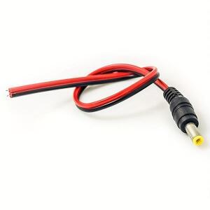 20/10pcs 5.5X2.1mm 남성 암커넥터 12V Dc 전원 피그 테일 케이블 잭 Cctv 카메라 커넥터 꼬리 확장 DC 와