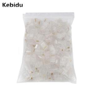 20pcs RJ45 커넥터 CAT5 모듈형 케이블 헤드 플러그 이더넷 금도금 네트워크 교체 도구