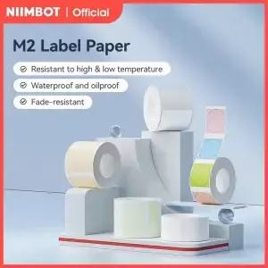 NIIMBOT M2 라벨 용지 휴대용 열전 사 프린터 용 방수 스크래치 방지 접착 스티커 태그
