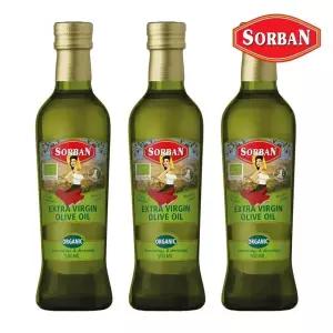 소르반 유기농 엑스트라버진 올리브오일 500ml X 3개