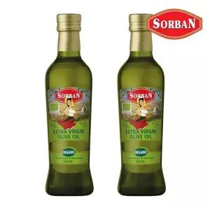 소르반 유기농 엑스트라버진 올리브오일 500ml X 2개
