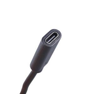 USB 타입C 암커넥터 헤드-DC5525 연장 케이블 라인 9V 12V 15V 20V 전압 출력 전원 코드 지원 3A