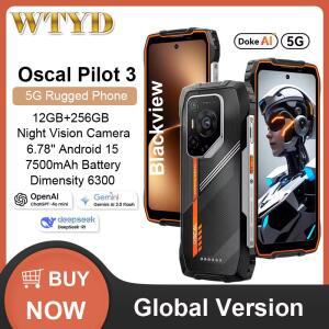블랙뷰 오스칼 파일럿 3 러기드 폰 12GB+256GB 나이트 비전 6.56인치 FHD+ 2.4K 120Hz 디스플레이 안드로이