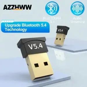 USB 블루투스 어댑터 5.4/5.3/5.1/5.0 PC 노트북 무선 스피커 오디오 수신기 송신기 용 동글